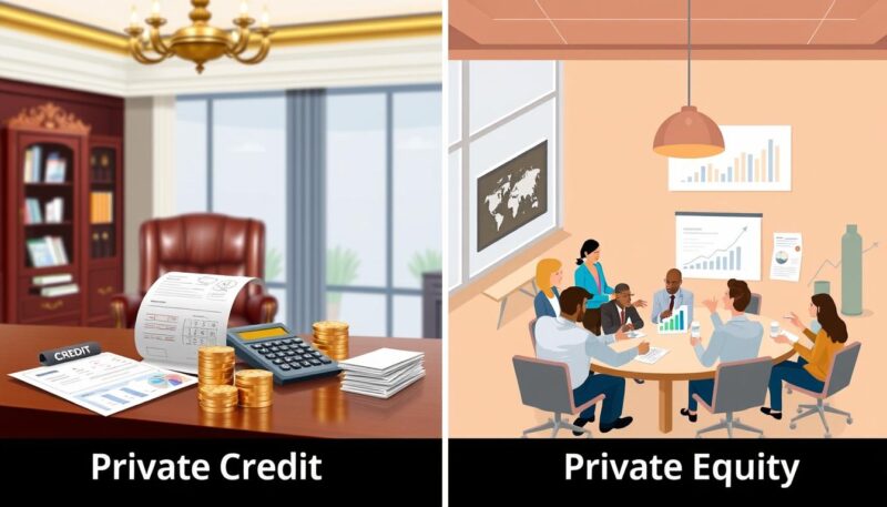 private credit vs private equity differences